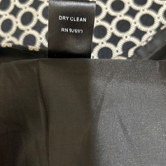 INC International Concepts skirt polka dots cotton blend black 8 FIRM on PRICE - Picture 5 of 6